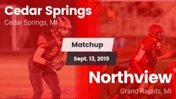 Matchup: Cedar Springs High vs. Northview  2019