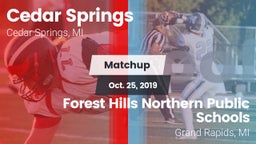 Matchup: Cedar Springs High vs. Forest Hills Northern Public Schools 2019
