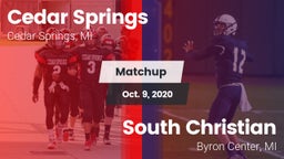 Matchup: Cedar Springs High vs. South Christian  2020