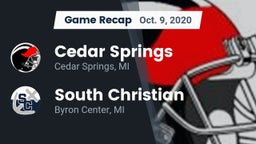 Recap: Cedar Springs  vs. South Christian  2020