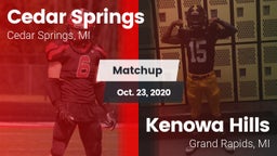 Matchup: Cedar Springs High vs. Kenowa Hills  2020