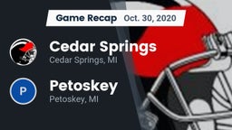 Recap: Cedar Springs  vs. Petoskey  2020
