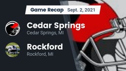 Recap: Cedar Springs  vs. Rockford  2021