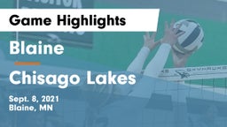 Blaine  vs Chisago Lakes  Game Highlights - Sept. 8, 2021