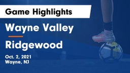 Wayne Valley  vs Ridgewood  Game Highlights - Oct. 2, 2021