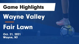Wayne Valley  vs Fair Lawn  Game Highlights - Oct. 21, 2021