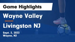 Wayne Valley  vs Livingston NJ Game Highlights - Sept. 2, 2022