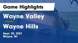 Wayne Valley  vs Wayne Hills  Game Highlights - Sept. 20, 2022