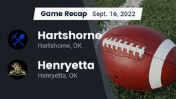 Recap: Hartshorne  vs. Henryetta  2022