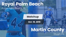 Matchup: Royal Palm Beach vs. Martin County  2019