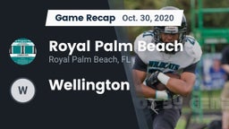 Recap: Royal Palm Beach  vs. Wellington 2020