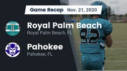 Recap: Royal Palm Beach  vs. Pahokee  2020