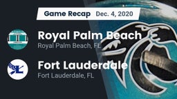 Recap: Royal Palm Beach  vs. Fort Lauderdale  2020