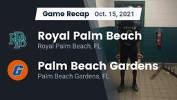 Recap: Royal Palm Beach  vs. Palm Beach Gardens  2021