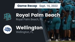 Recap: Royal Palm Beach  vs. Wellington  2022