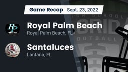 Recap: Royal Palm Beach  vs. Santaluces  2022