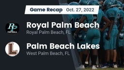 Recap: Royal Palm Beach  vs. Palm Beach Lakes  2022