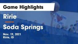 Ririe  vs Soda Springs  Game Highlights - Nov. 19, 2021