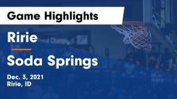 Ririe  vs Soda Springs Game Highlights - Dec. 3, 2021
