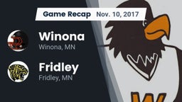 Recap: Winona  vs. Fridley  2017