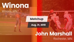 Matchup: Winona  vs. John Marshall  2018