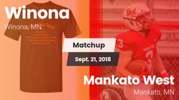 Matchup: Winona  vs. Mankato West  2018