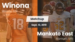 Matchup: Winona  vs. Mankato East  2019