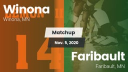 Matchup: Winona  vs. Faribault  2020