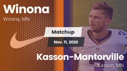 Matchup: Winona  vs. Kasson-Mantorville  2020