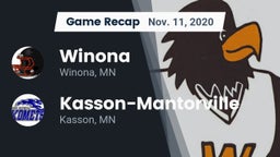 Recap: Winona  vs. Kasson-Mantorville  2020