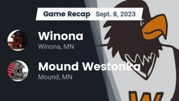 Recap: Winona  vs. Mound Westonka  2023