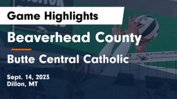 Beaverhead County  vs Butte Central Catholic  Game Highlights - Sept. 14, 2023