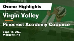 ****** Valley  vs Pinecrest Academy Cadence Game Highlights - Sept. 13, 2023