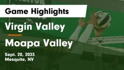 ****** Valley  vs Moapa Valley  Game Highlights - Sept. 20, 2023