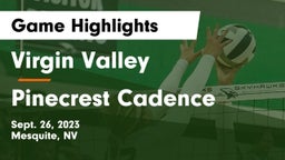 ****** Valley  vs Pinecrest Cadence Game Highlights - Sept. 26, 2023