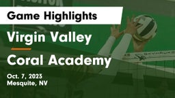 ****** Valley  vs Coral Academy Game Highlights - Oct. 7, 2023