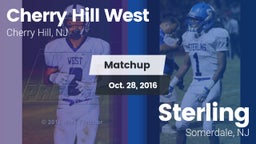 Matchup: Cherry Hill West vs. Sterling  2016