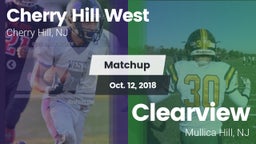 Matchup: Cherry Hill West vs. Clearview  2018