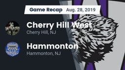 Recap: Cherry Hill West  vs. Hammonton  2019