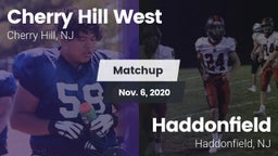 Matchup: Cherry Hill West vs. Haddonfield  2020