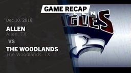 Recap: Allen  vs. The Woodlands  2016