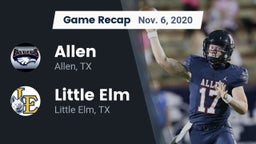Recap: Allen  vs. Little Elm  2020