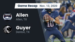 Recap: Allen  vs. Guyer  2020
