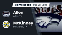 Recap: Allen  vs. McKinney  2021