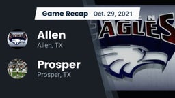 Recap: Allen  vs. Prosper  2021