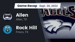 Recap: Allen  vs. Rock Hill  2022