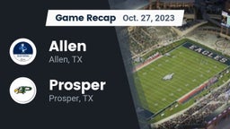 Recap: Allen  vs. Prosper  2023