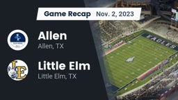 Recap: Allen  vs. Little Elm  2023
