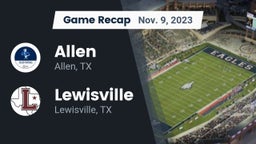 Recap: Allen  vs. Lewisville  2023