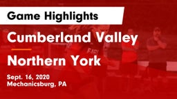 Cumberland Valley  vs Northern York  Game Highlights - Sept. 16, 2020